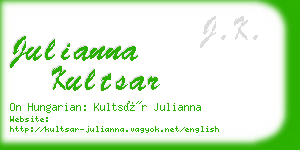 julianna kultsar business card